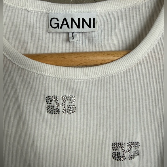 Ganni white tank - Picture 3 of 4